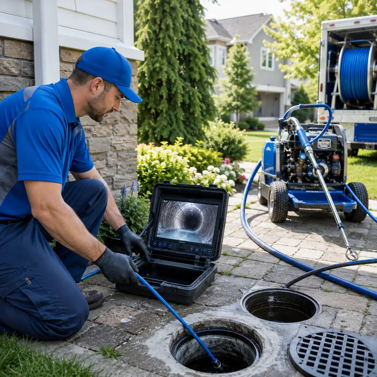 Outdoor drain cleaning professionals serving Elm Grove, LA