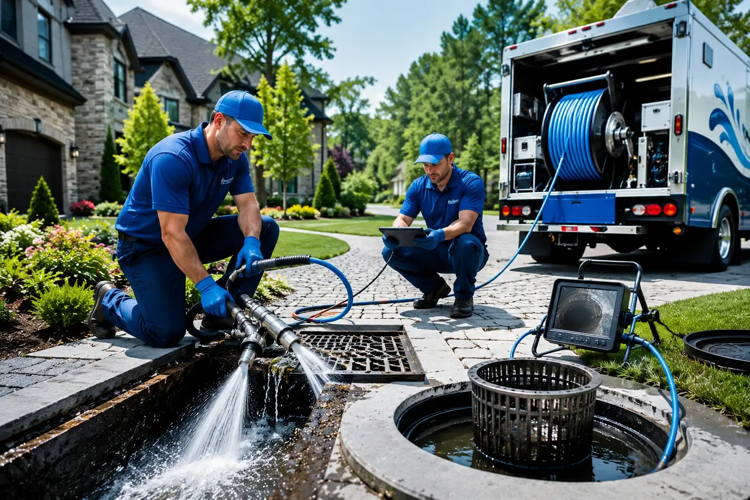 Local outdoor drain cleaning professionals in Elm Grove, LA